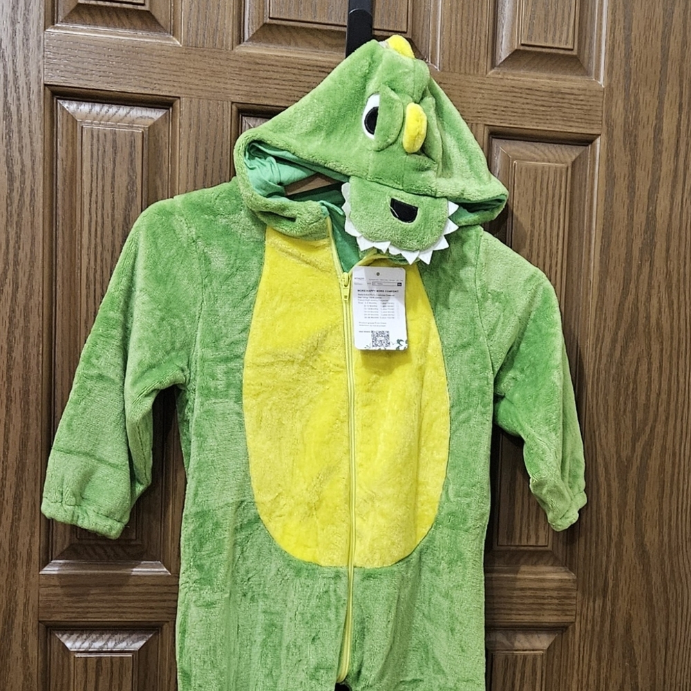 Green Dinosaur Costume for Kids 30=36 Mos. New/Tags